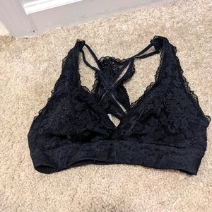 Maurices medium black lace bralette